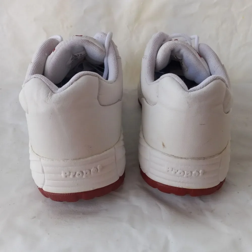 Propet Women's Tidewater White Leather Walking Shoes Size 5.5